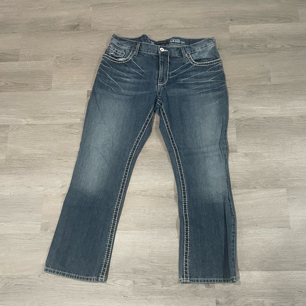 INC Copenhagen Slim Bootcut Jeans-W36/L30